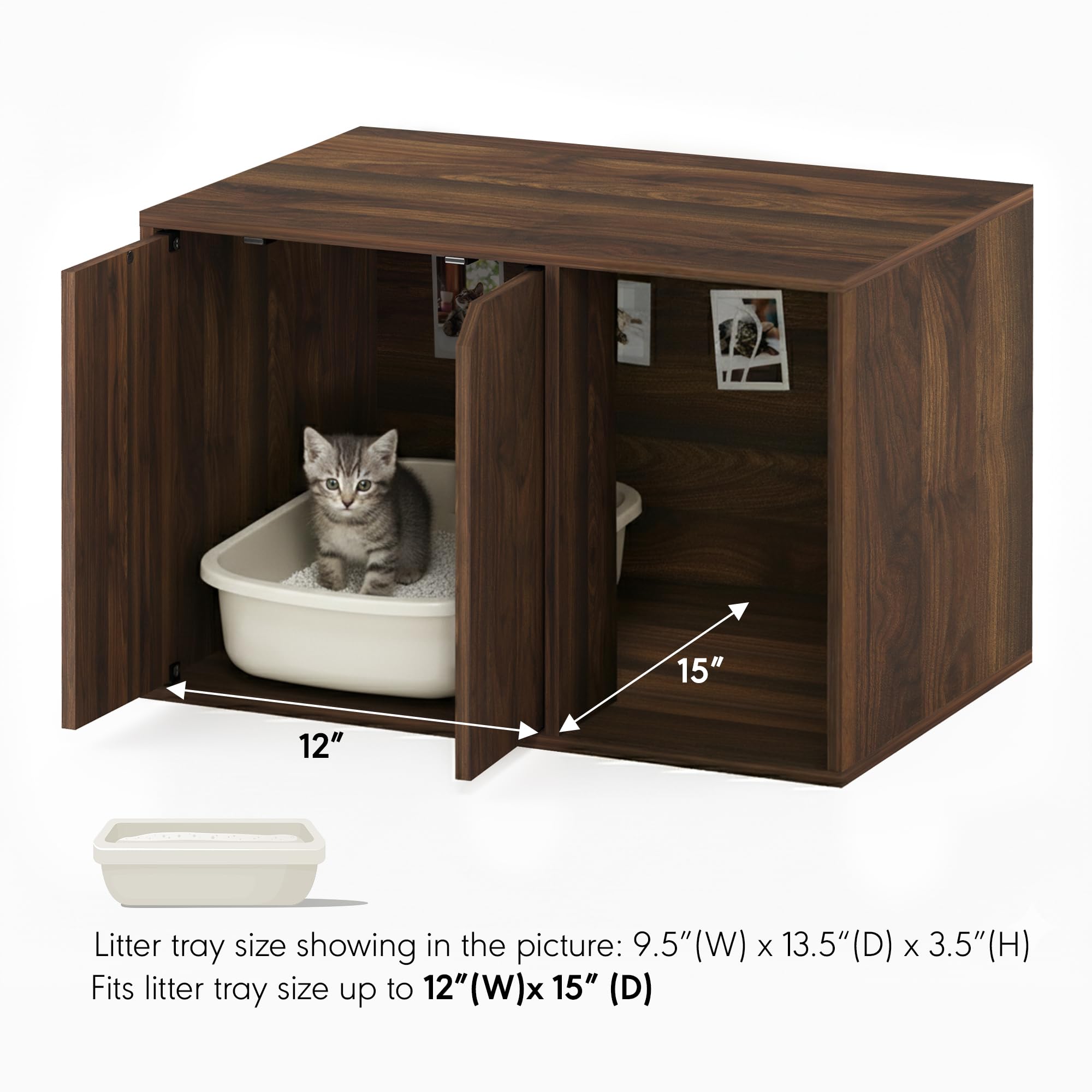 Amazon.com: Furinno Peli Litter Box Enclosure, Small, Columbia
